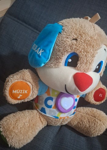Renkli Eğitici Peluş Köpek Oyuncak