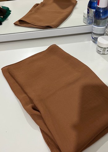 Kadın Kahverengi şal - Görsel 2