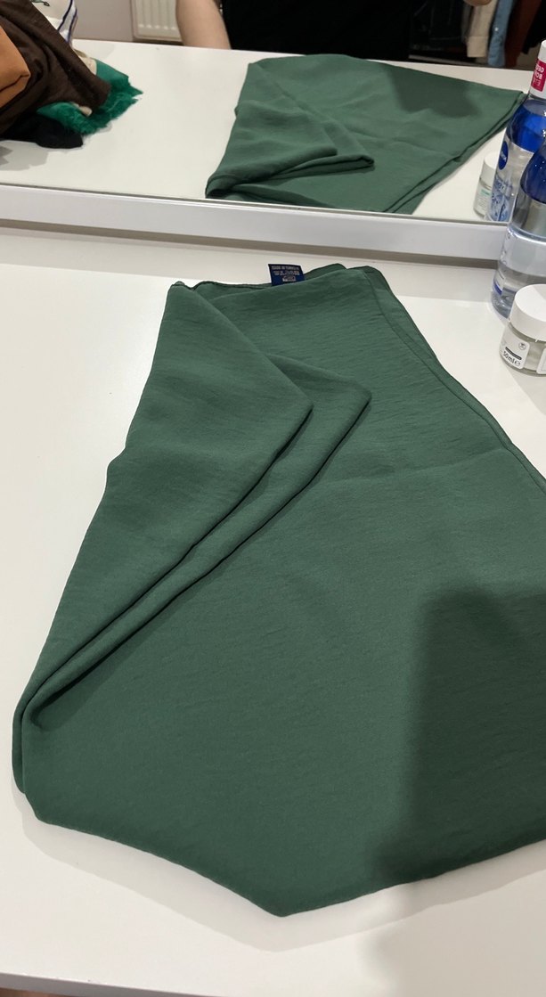 Kadın Koyu Yeşil şal - Görsel 2