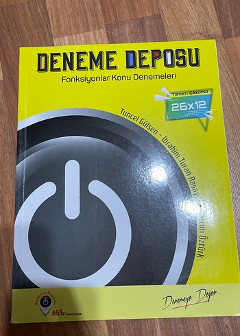 Deneme Deposu Fonksiyonlar Konu Denemeleri Kitabı