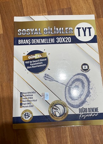 TYT Sosyal Bilimler Branş Denemeleri 30x20