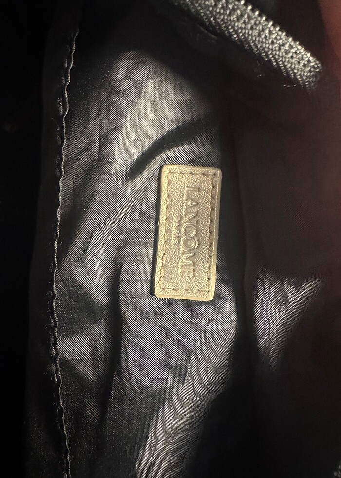 Vintage Büyük Lancome çanta - Görsel 2