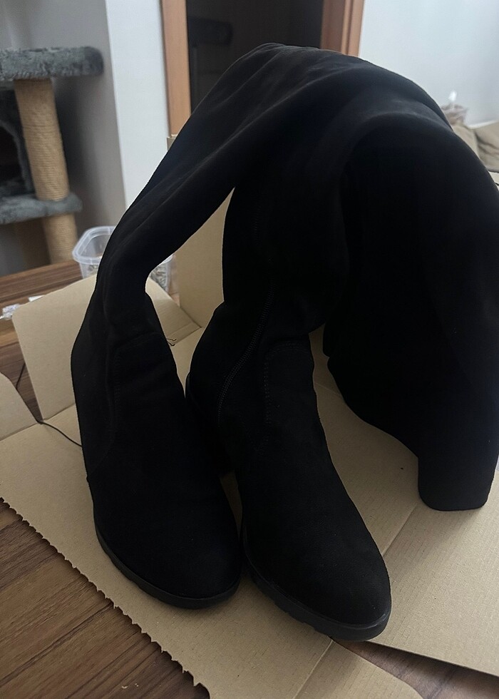 Topuklu çorap çizme - Görsel 3