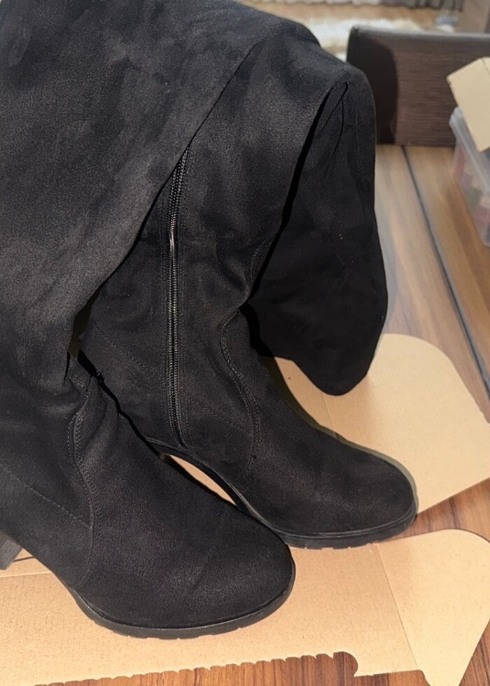 Topuklu çorap çizme - Görsel 2