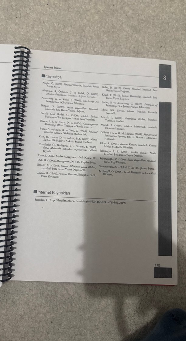 Anadolu Üniversitesi İşletme İlkeleri pdf - Görsel 4