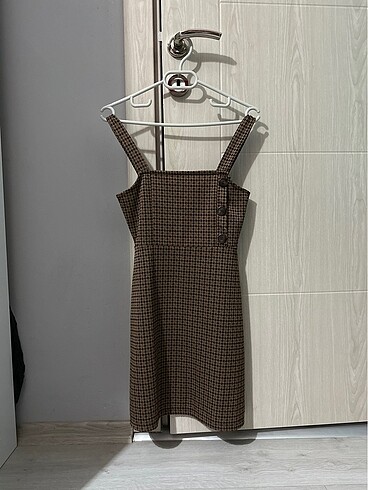 Pull bear ekose elbise