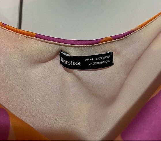 xs Beden çeşitli Renk Bershka Elbise