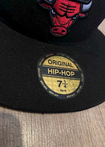 Siyah Chicago Bulls Hip-Hop Şapka - Görsel 2