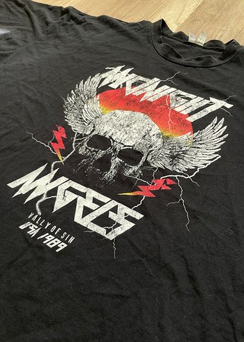 midnight t shirt Baskılı Oversize Tişört - Görsel 3