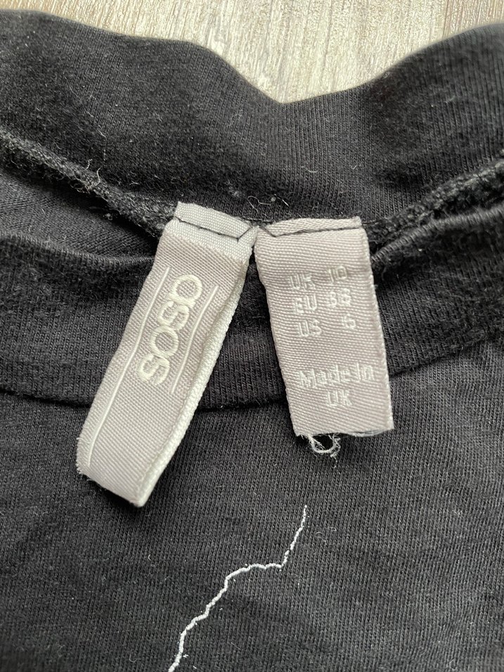 midnight t shirt Baskılı Oversize Tişört - Görsel 4