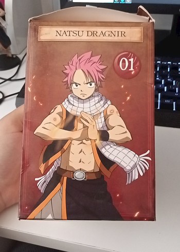 fairy tail kutulu orjinal natsu figürü - Görsel 6