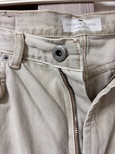 Diğer Krem rengi cross jean