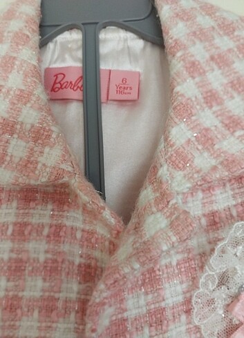 Barbie Barbie pembe twill takım