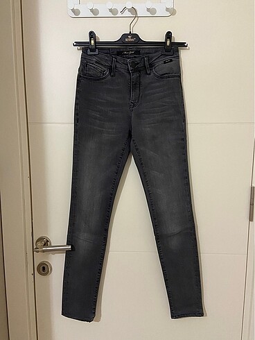 Mavi 25/30 skinny jean dar pantolon gri