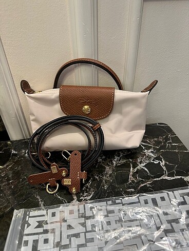 Longchamp Longchamp xs bej rengi orijinaldir