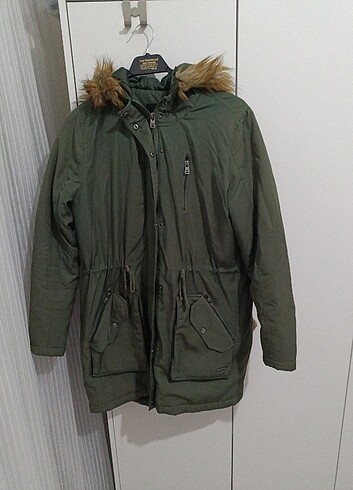 Yeşil mont - Görsel 6