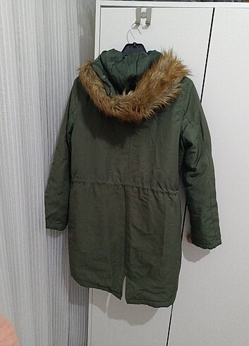 Yeşil mont - Görsel 7