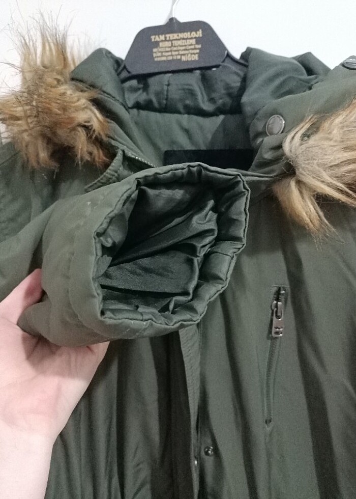 Yeşil mont - Görsel 3