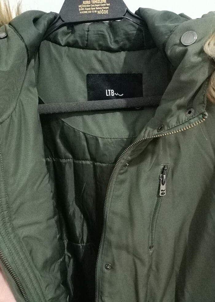 Yeşil mont - Görsel 4