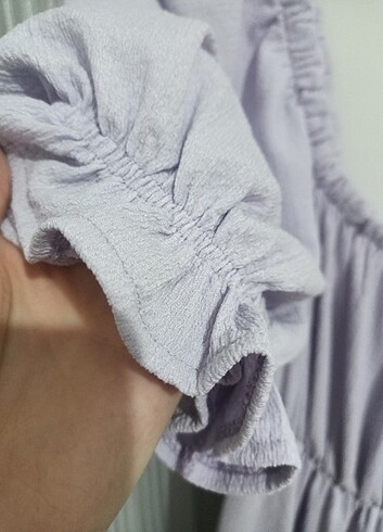 Lila elbise - Görsel 2