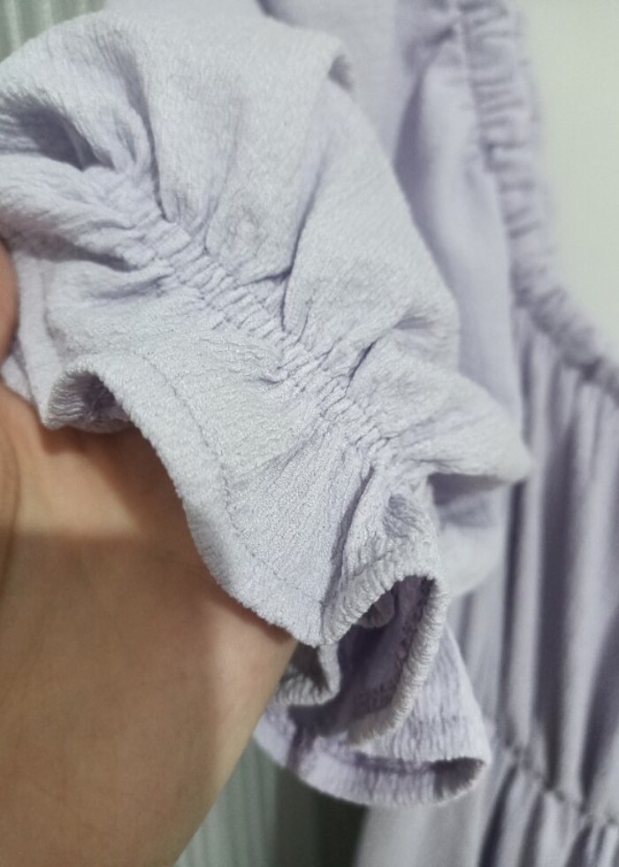 Lila elbise  - Görsel 2