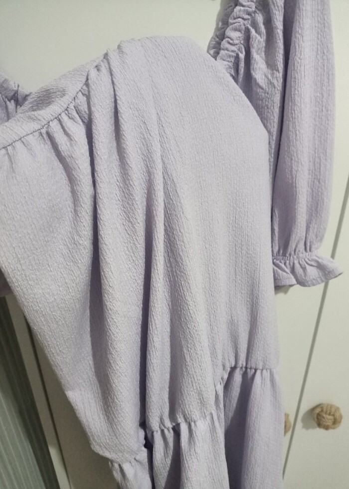 Lila elbise  - Görsel 4