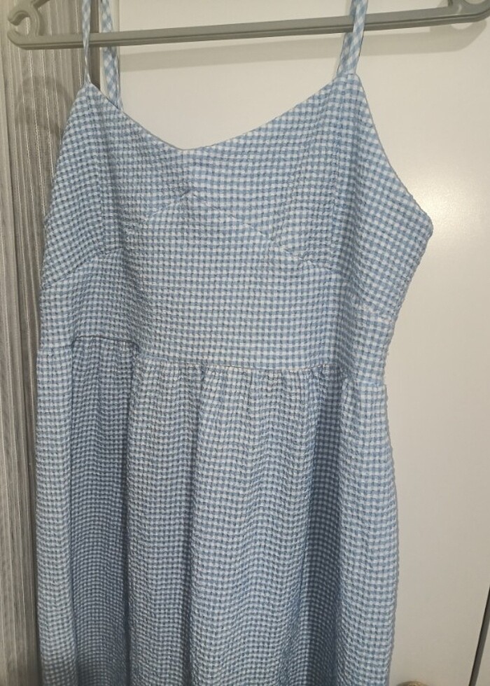 Fabrika gofre elbise - Görsel 4