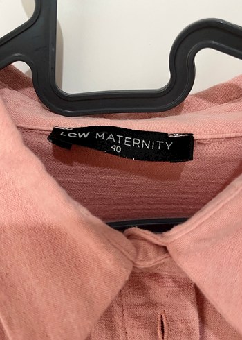 Düğmeli Pembe müslin Kadın Gömlek - Görsel 2