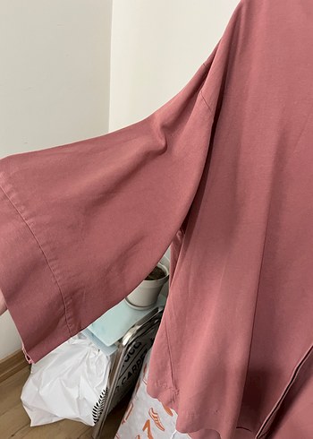 Kremit pembe arasında bir renkteKadın Gömlek ya da tunik - Görsel 3