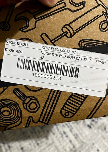 Rockwell Neon Siyah Erkek İş Ayakkabısı - Görsel 8