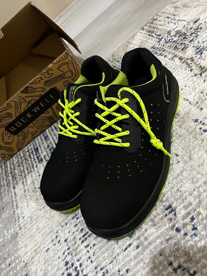 Rockwell Neon Siyah Erkek İş Ayakkabısı - Görsel 4