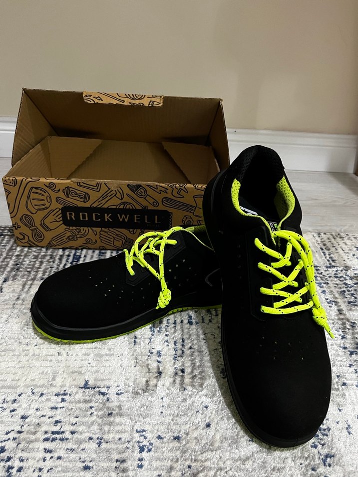 Rockwell Neon Siyah Erkek İş Ayakkabısı - Görsel 5