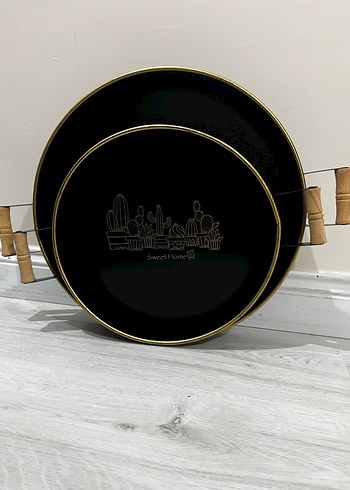 Metal tepsi 2li - Görsel 4