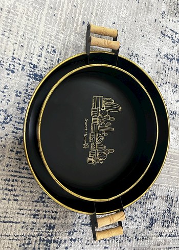 Metal tepsi 2li - Görsel 7