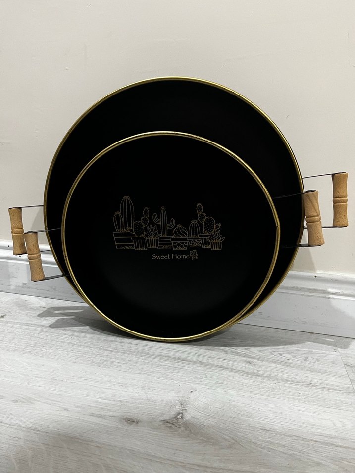 Metal tepsi 2li - Görsel 3