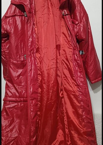 Kırmızı 52 beden mont - Görsel 3