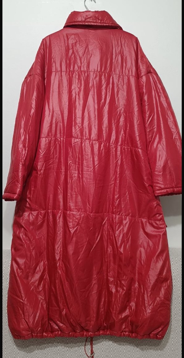 Kırmızı 52 beden mont - Görsel 2