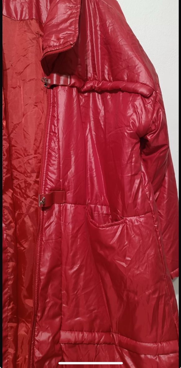 Kırmızı 52 beden mont - Görsel 4