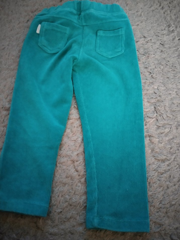 Mor Kadife Kız Tayt - Görsel 3