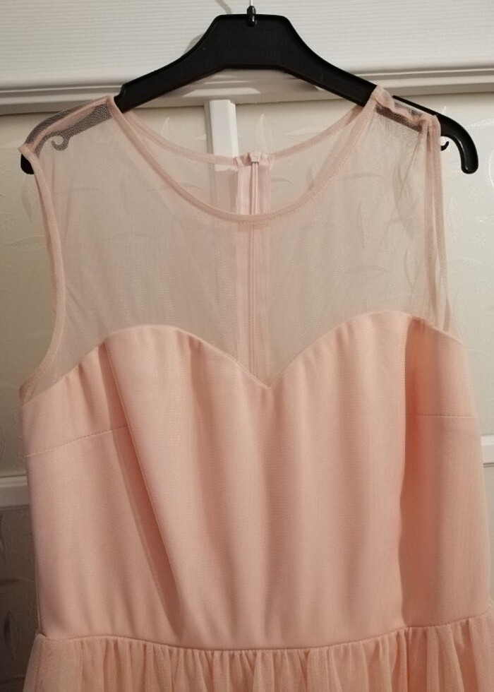 38-40 beden için uygun likralı abiye.  - Görsel 2