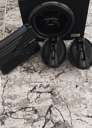 sony xplod oto ses sistemi