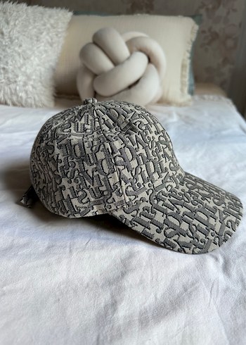 Gri Örgü Street Wear Kadın Şapka