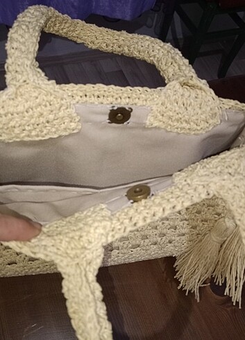 Tasarımcı Kağıt ipten çanta 