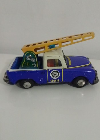 Beden Renk Mavi Renkli Oyuncak İtfaiye Aracı