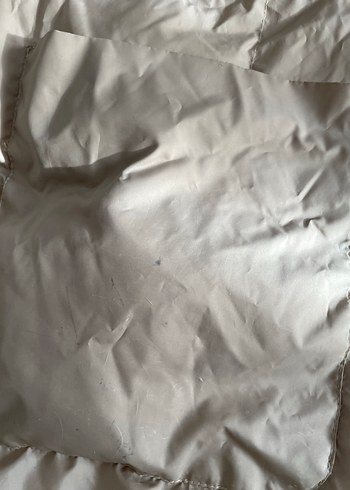 Bej Kapüşonlu Kadın Kışlık şişme yorgan mont - Görsel 7