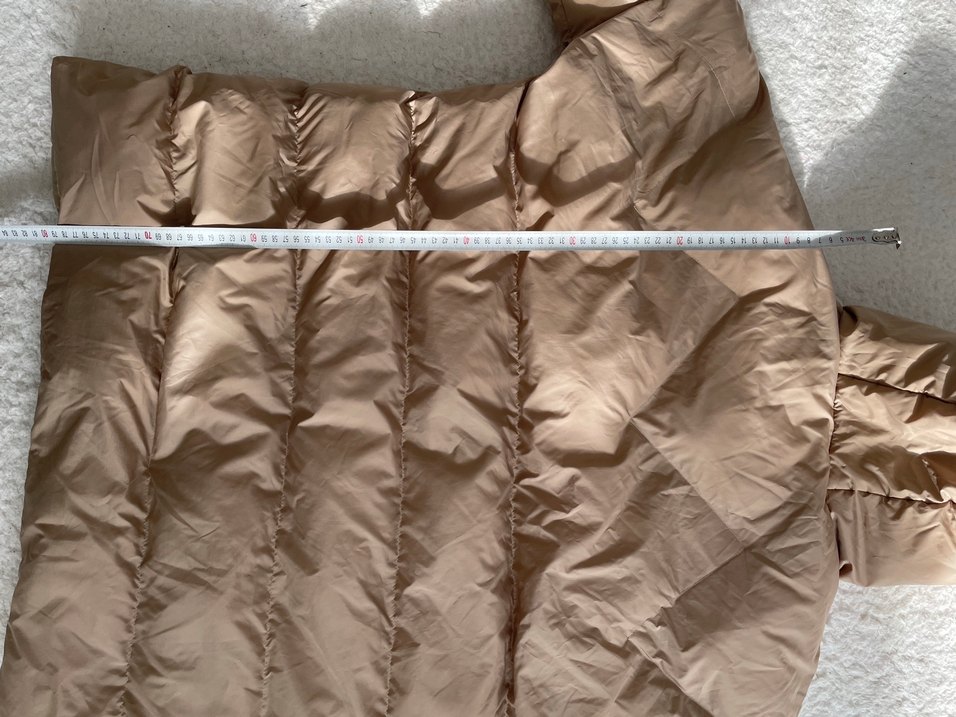 Bej Kapüşonlu Kadın Kışlık şişme yorgan mont - Görsel 5