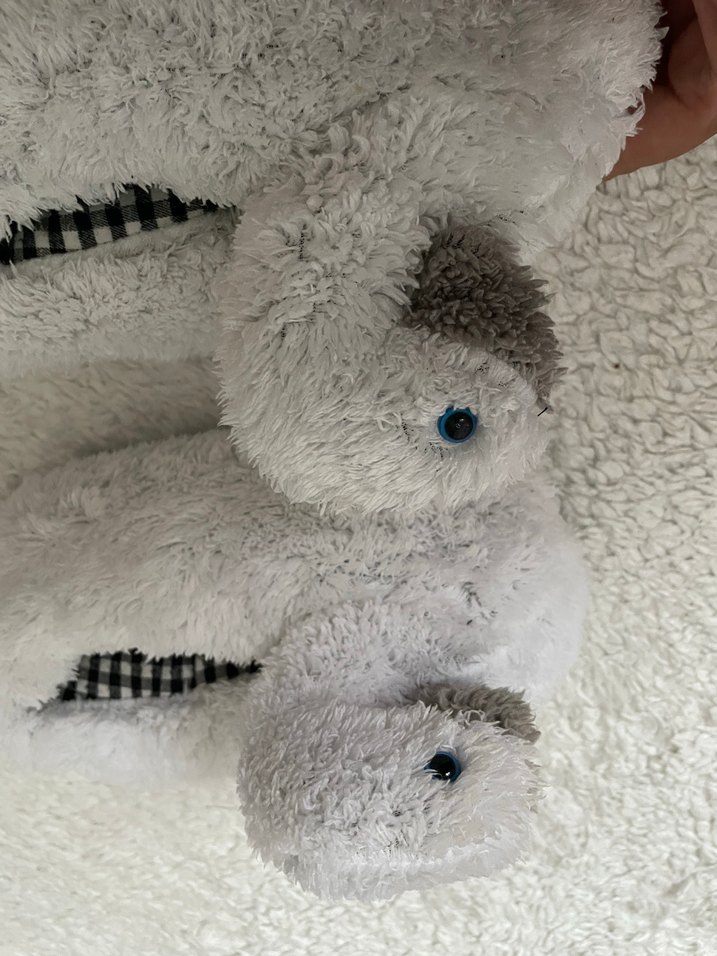 Kızlar için Gri Peluş Sıcak Ev Terliği - Görsel 5