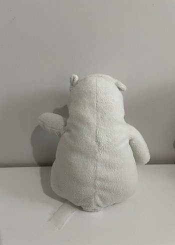 Beyaz ve Gri Peluş Ayı Oyuncak - Görsel 3