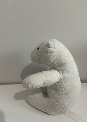 Beyaz ve Gri Peluş Ayı Oyuncak - Görsel 2