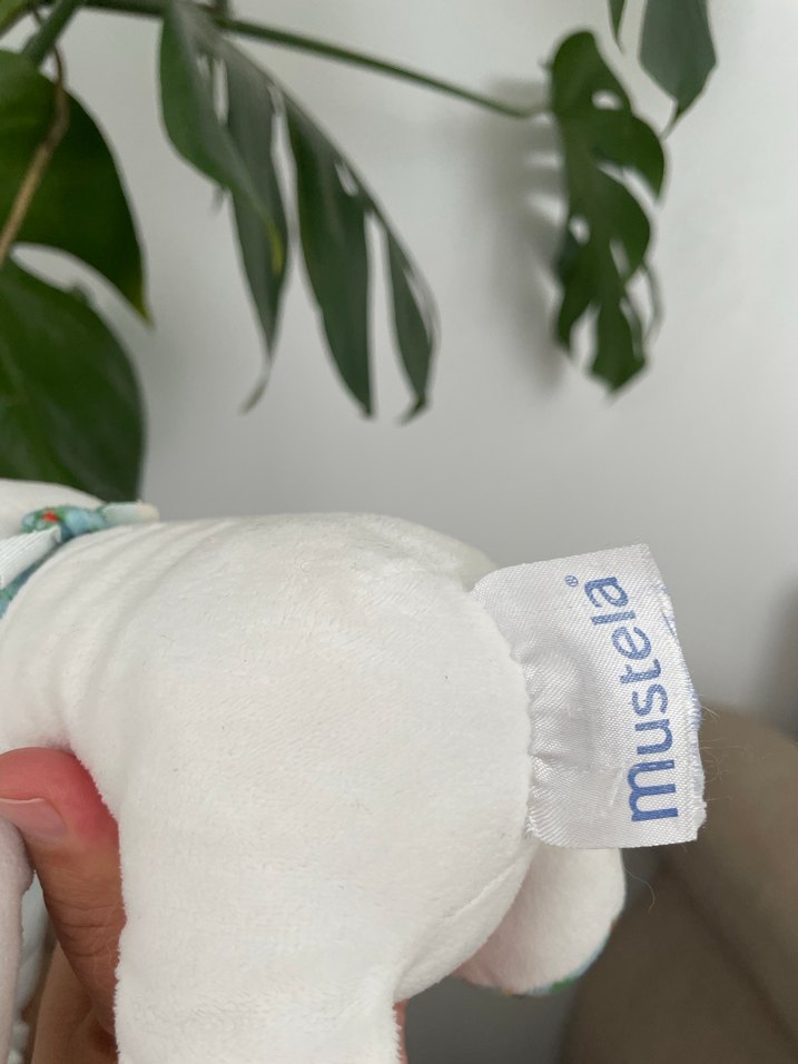 Renkli Detaylı Beyaz Peluş Ayı Oyuncak - Görsel 3